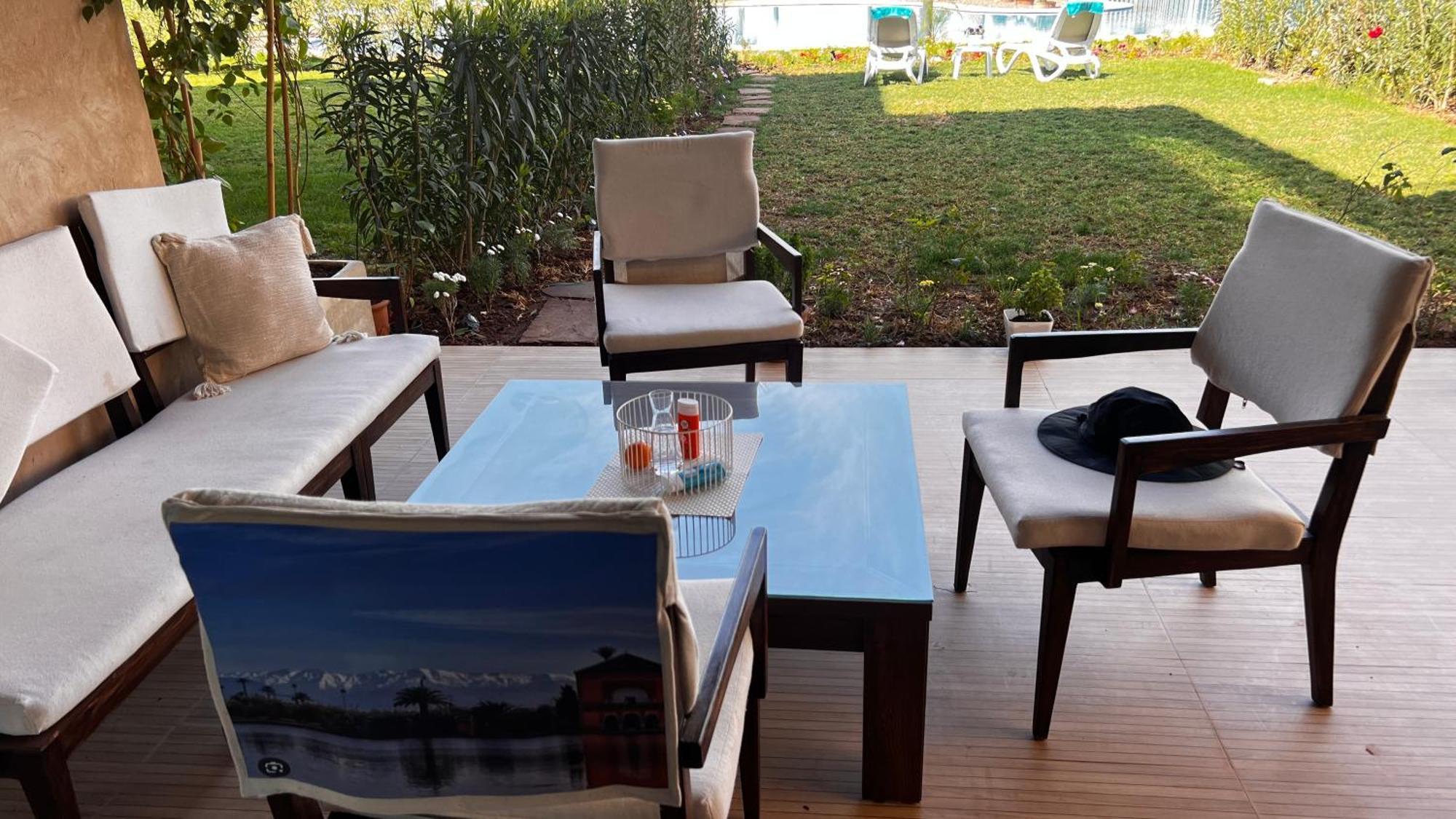 Mini-villa Situee Dans Prestigia A Marrakech, Avec Vue Sur La Piscine Et Le Golf Securite 24h Sur 24 Et Proximite Ideale De L Aeroport 5 Minutes C Est Parfaite Pour Des * Marrakesch